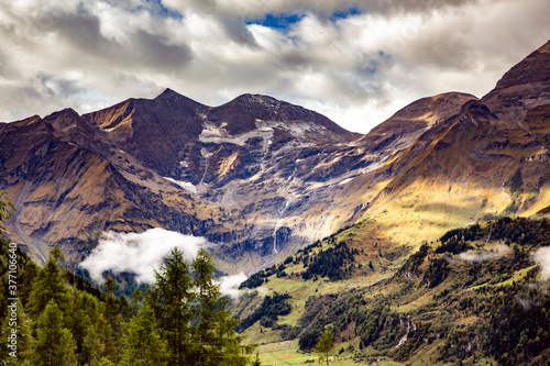 Beautiful landscape from the Grossglockner National Park Hohe Tauern, Austria © belyaaa