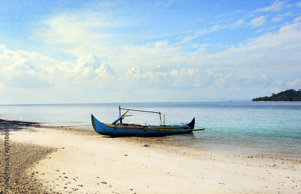 boat on the beach country