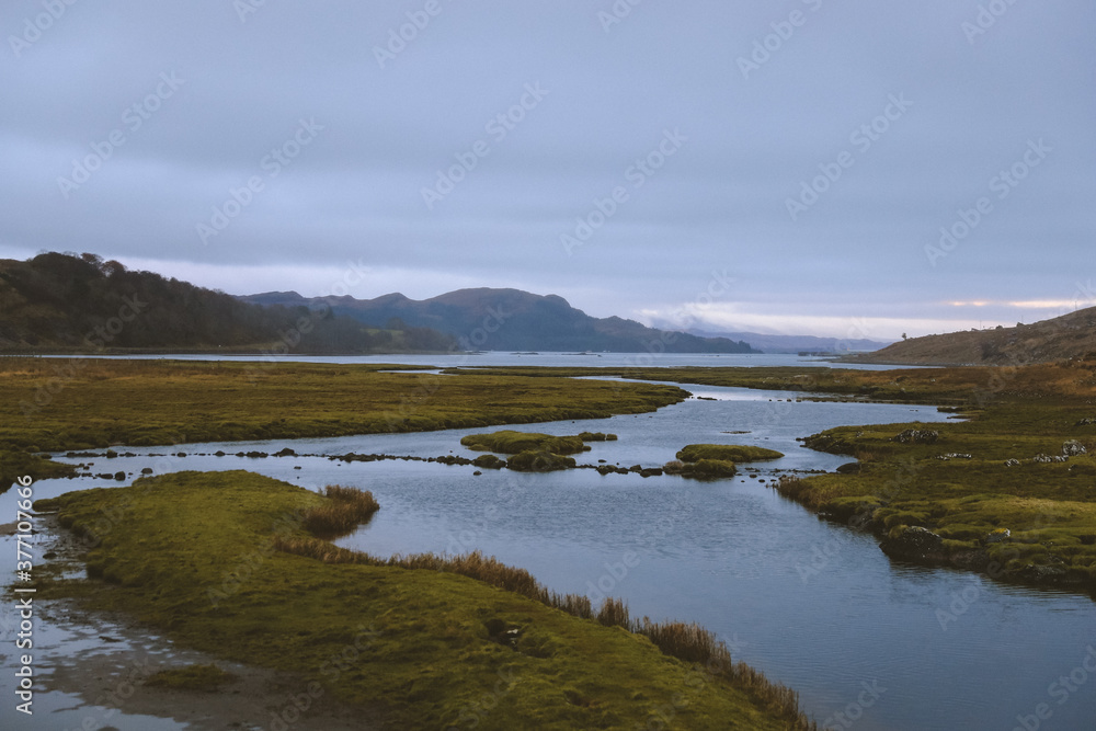 River Kishorn, Tornapress, Scottish highlands River Kishorn, Tornapress, Scottish highlands
