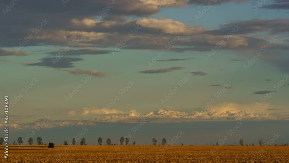 Timelapse of sunset in the countryside Timelapse of sunset in the countryside