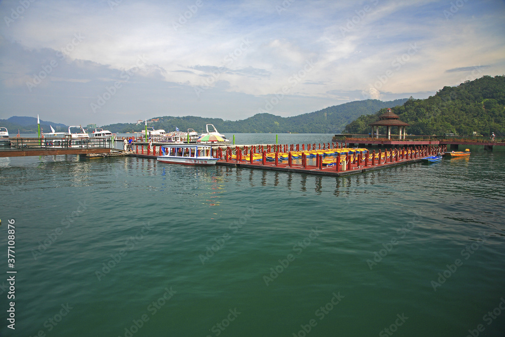 Taiwan Nantou Sun Moon Lake Dehua Society Marina