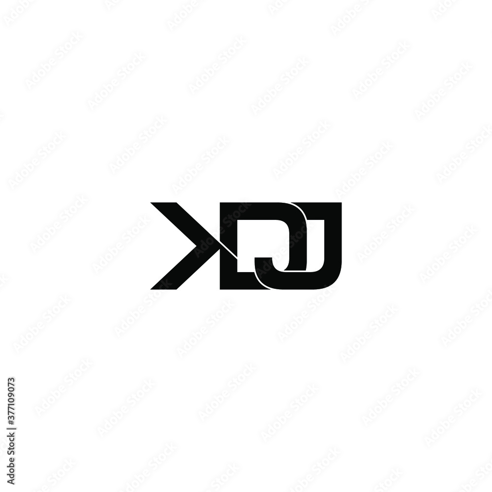 kdj letter original monogram logo design kdj letter original monogram logo design