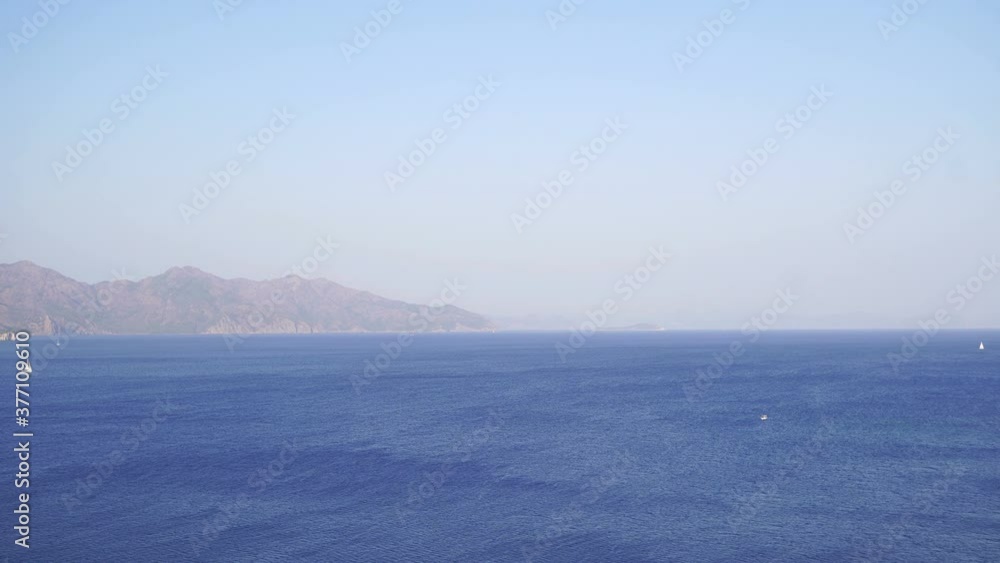 Fascinating Views Of The Aegean Sea And Mountains. Fascinating Views Of The Aegean Sea And Mountains.