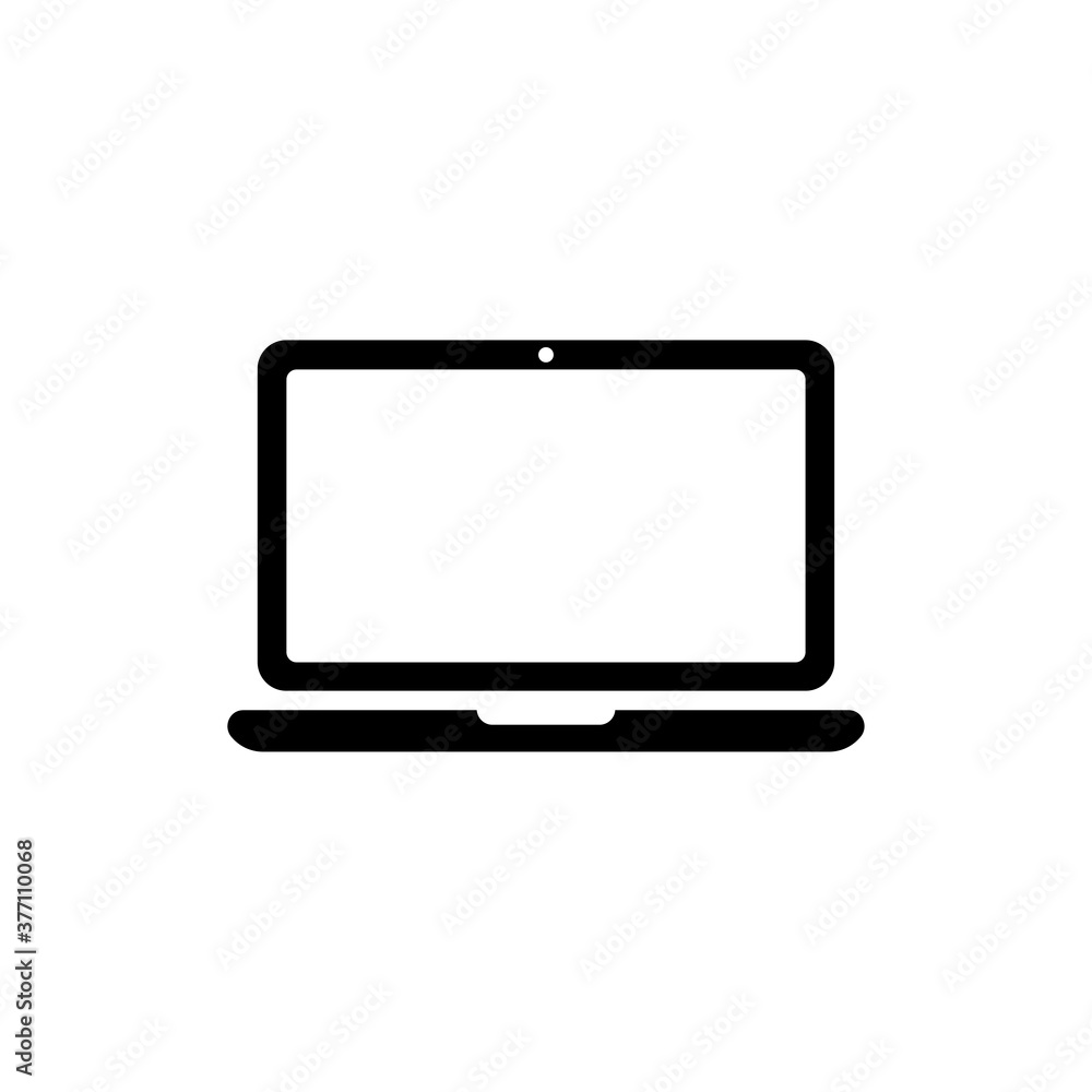 laptop icon. One of set web icon laptop icon. One of set web icon