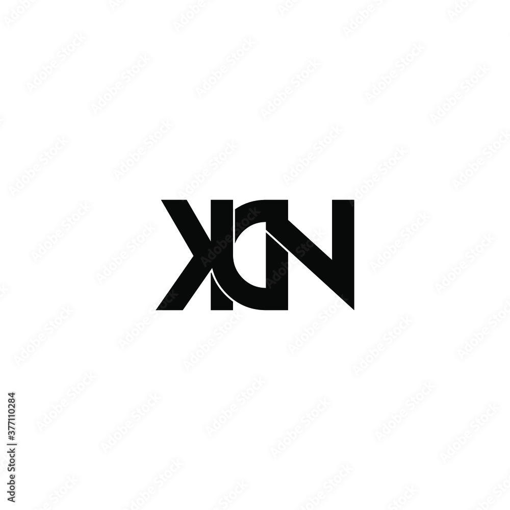 kdn letter original monogram logo design kdn letter original monogram logo design