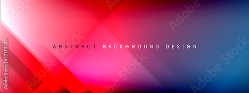 Motion concept neon shiny lines on liquid color gradients abstract backgrounds. Dynamic shadows and lights templates for text