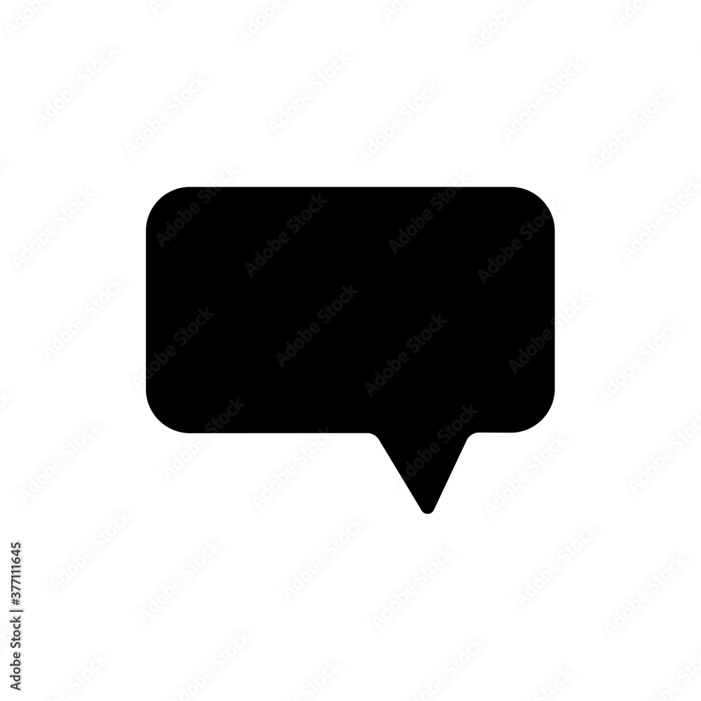 Speech bubble icon. One of set web icon Speech bubble icon. One of set web icon