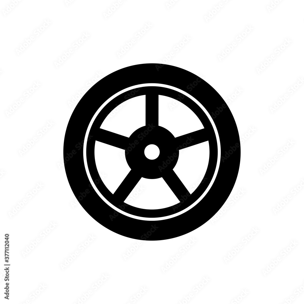 Obraz premium wheel tyre icon. One of set web icon