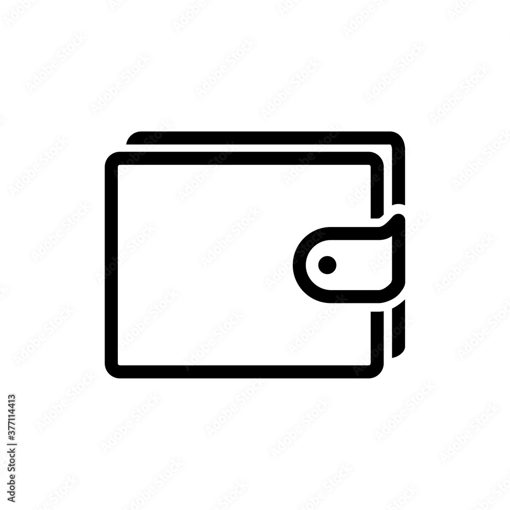 Purse, linear icon. One of a set of linear web icon Purse, linear icon. One of a set of linear web icon