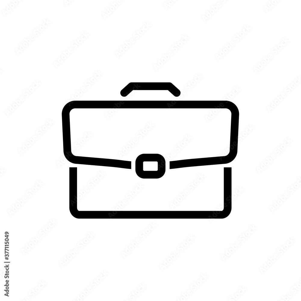 Briefcase icon. One of set web icon Briefcase icon. One of set web icon