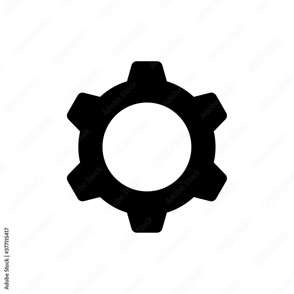 Gear icon. One of set web icon Gear icon. One of set web icon
