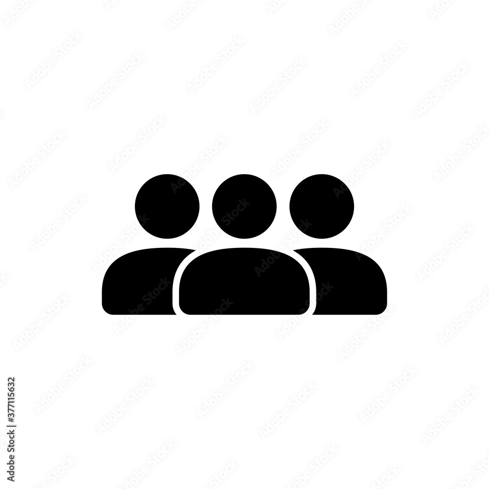 Group icon. One of set web icon Group icon. One of set web icon