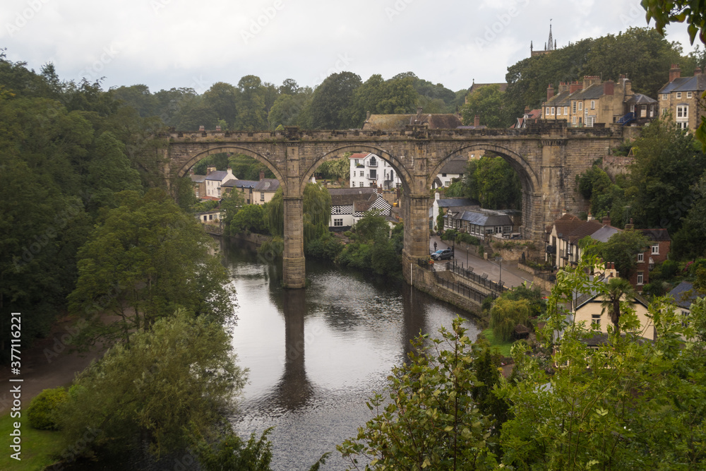 Popular tourist destination of Knaresborough, a picturesque village in Yorkshire.