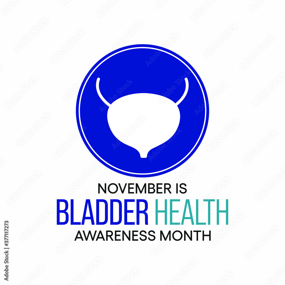 Vector illustration on the theme of Bladder health awareness month observed each year during November. Vector illustration on the theme of Bladder health awareness month observed each year during November.