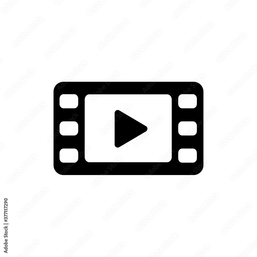 video icon. One of set web icon