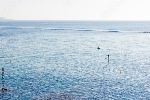 Paddle surf on the Mediterranean Sea © Jorge
