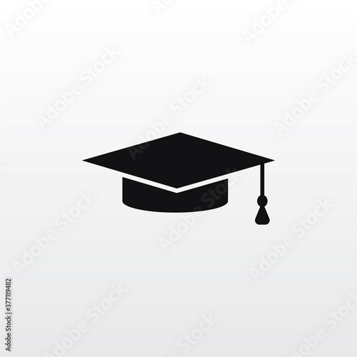 graduation icon vector . Education sign
