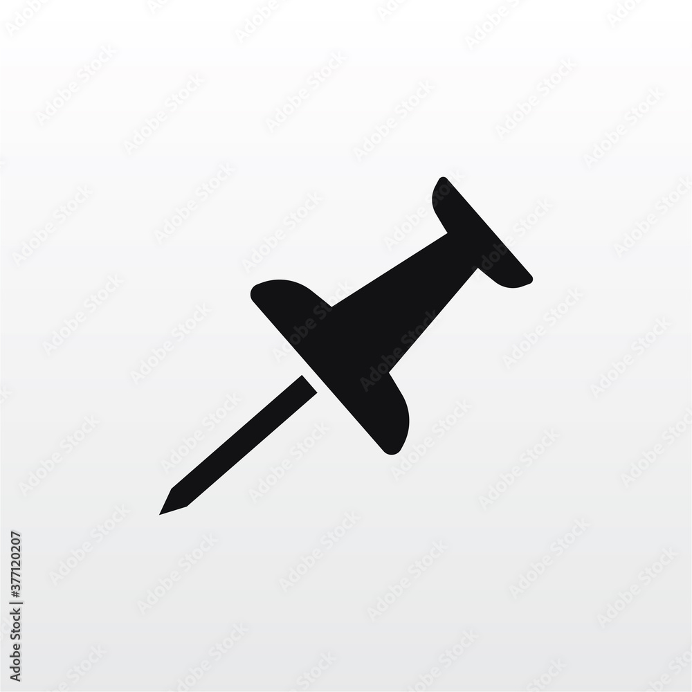 Push Pin icon vector eps 10 Push Pin icon vector eps 10