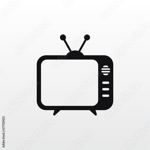 Tv icon vector . Television sign
