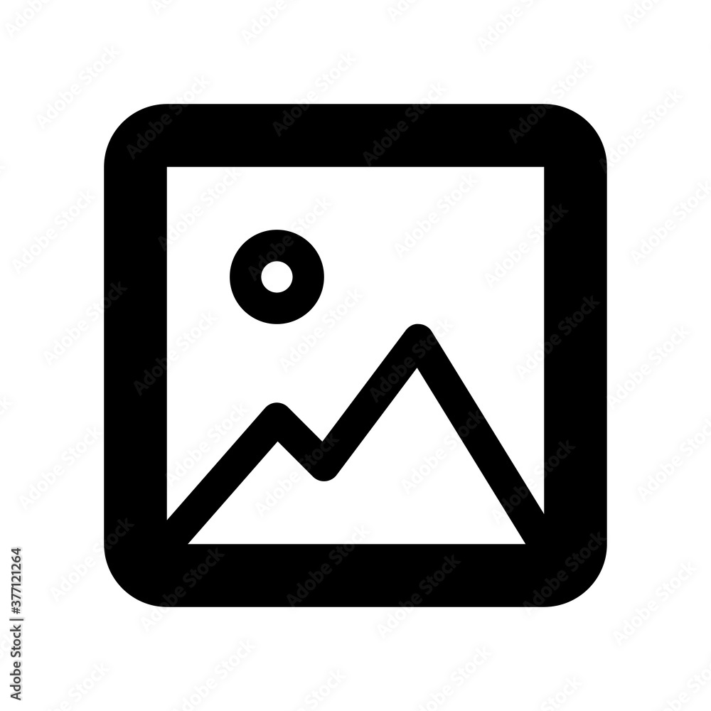 Gallery button solid icon for design website or graphic Gallery button solid icon for design website or graphic