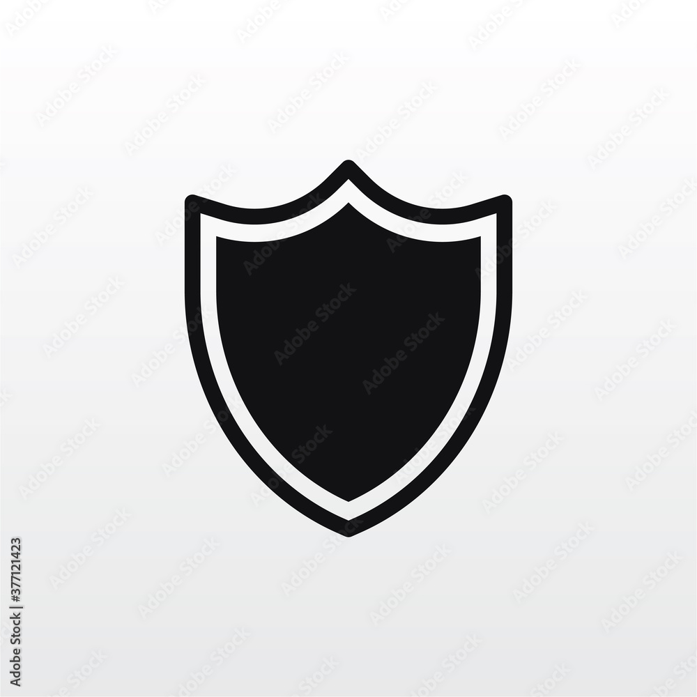 Shield icon vector . protection sign