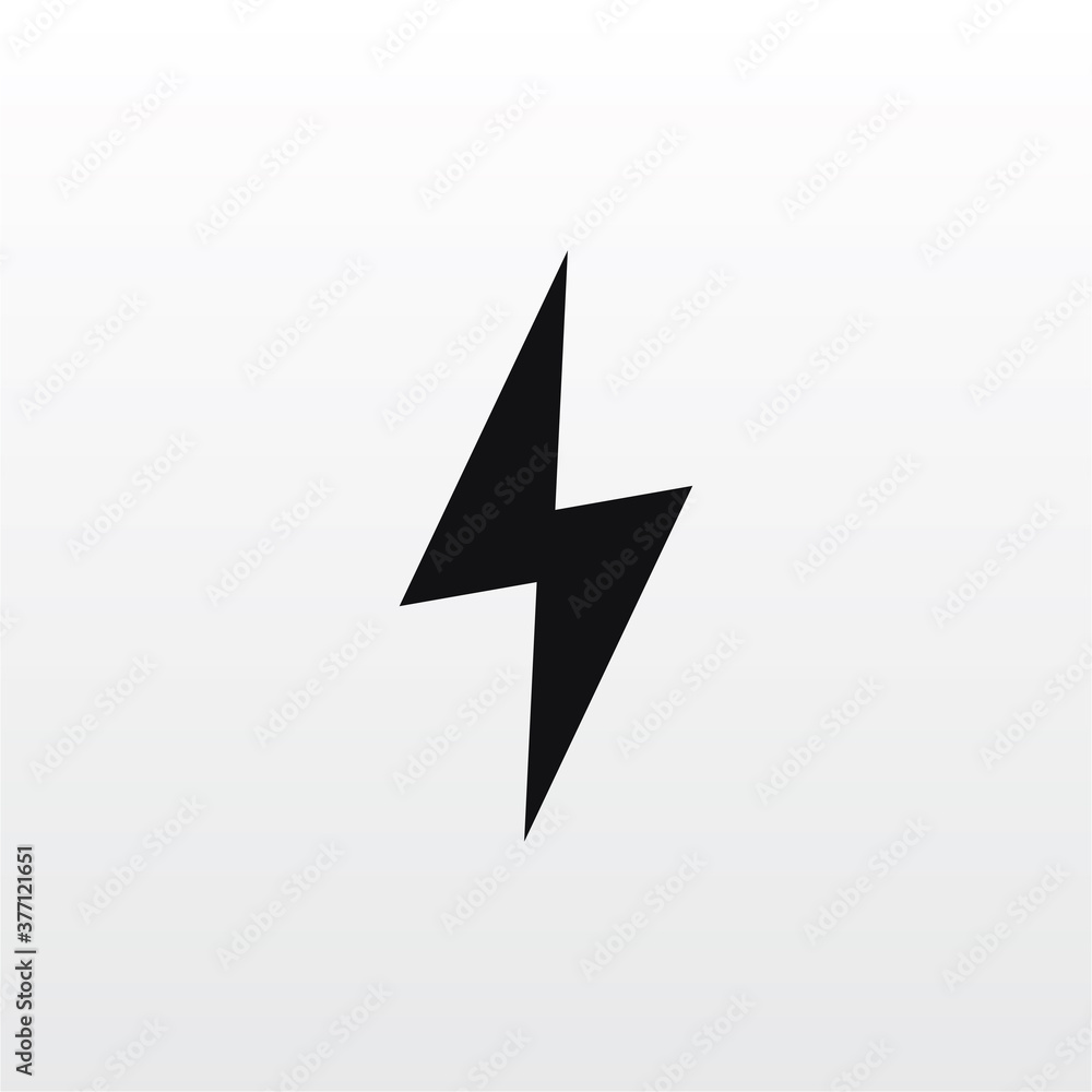 Flash icon vector . Lightning sign Flash icon vector . Lightning sign