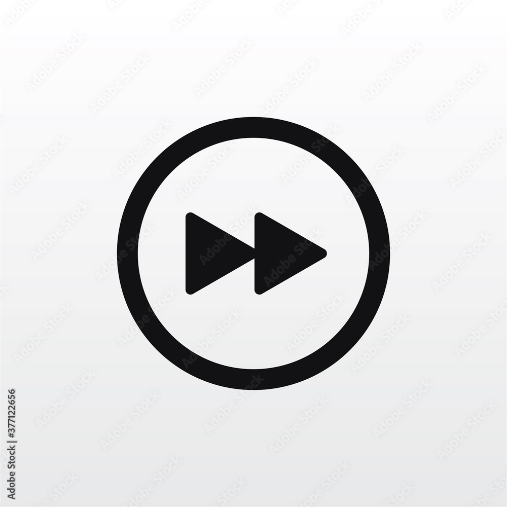 Forward icon vector . Forward sign Forward icon vector . Forward sign