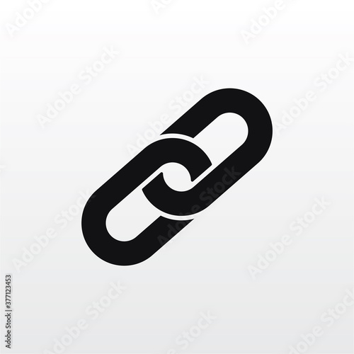 Chain link icon vector . Link sign