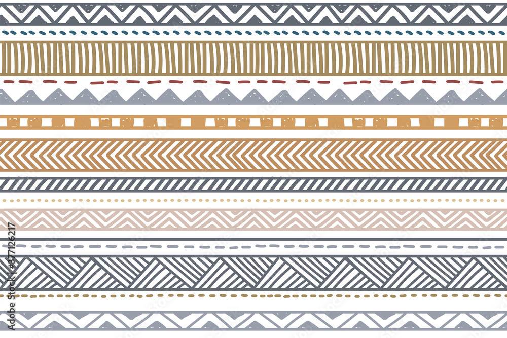 Ethnic vector seamless pattern. Tribal geometric background, boho motif, maya, aztec ornament illustration. rug textile print texture Ethnic vector seamless pattern. Tribal geometric background, boho motif, maya, aztec ornament illustration. rug textile print texture