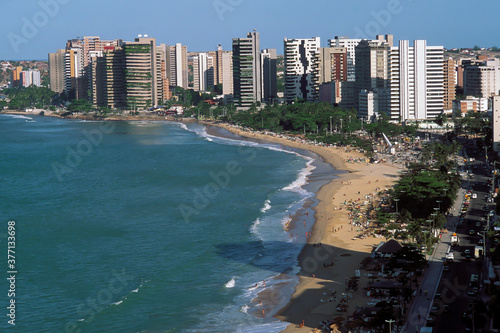 Assunto: Praias do Diário e Meireles .Local: Fortaleza - CE.Data: 20/01/1993.Autor: Delfim Martins photo