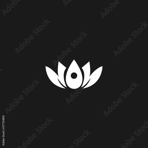 People Lotus logo icon template design Vector illustration