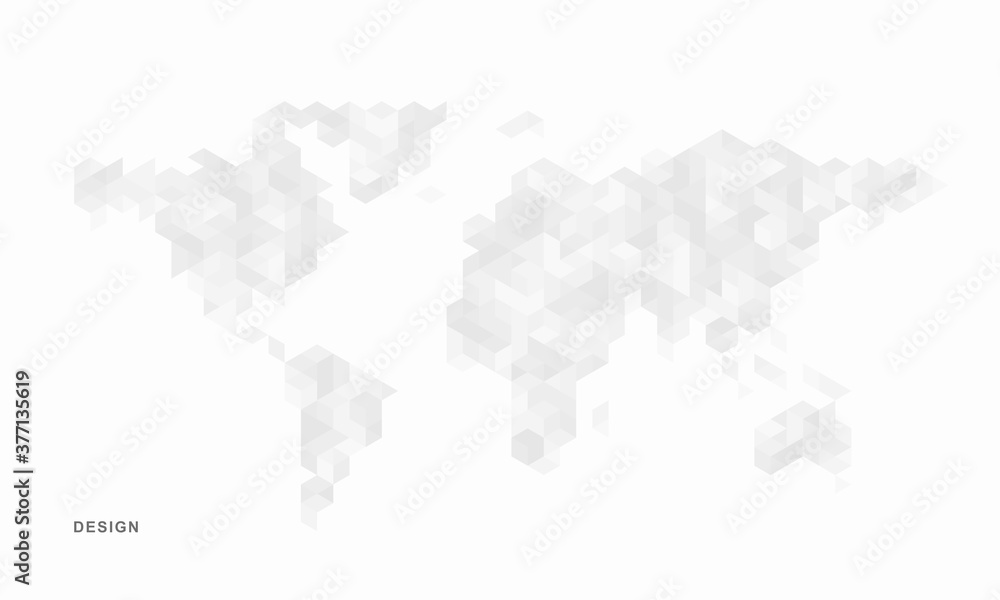 Abstract geometric technological world map background. Vector creative design. Abstract geometric technological world map background. Vector creative design.
