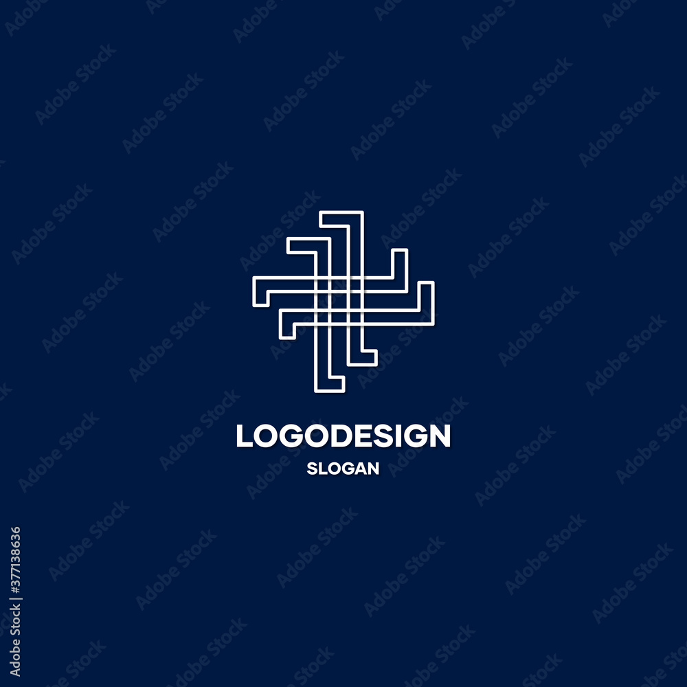 Minimal logo design inspiration, Logo design material. logo design material with abstract shapes. modern, minimal and trendy logo concept. vector Minimal logo design inspiration, Logo design material. logo design material with abstract shapes. modern, minimal and trendy logo concept. vector