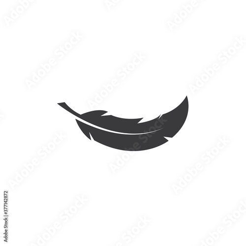 feather icon illustration vector template