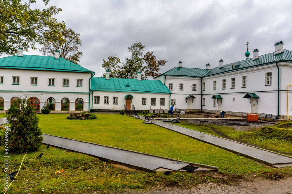 Nikolsky Monastery in Staraya Ladoga on the banks of the Volkhov River.