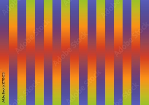 Abstract blue, green, red yellow gradient striped pattern. Seamless Vertical gradient Stripe Pattern. 3d illusion. festival wall decoration texture. office room, ad background, business wall deco idea