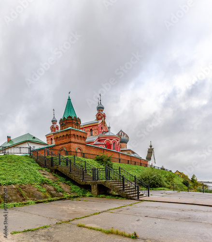 Nikolsky Monastery in Staraya Ladoga on the banks of the Volkhov River.