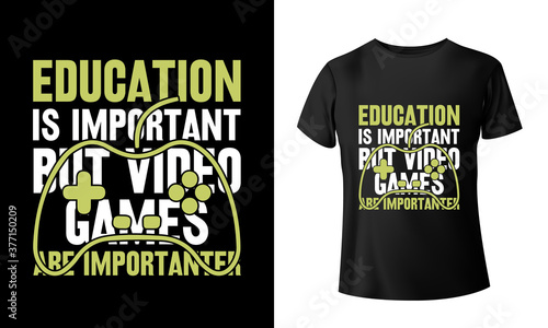 Exclusive Gaming T shirt Design.