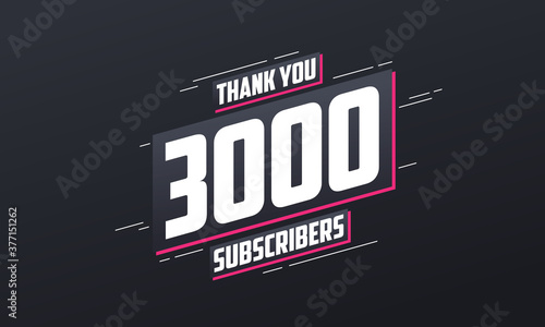 Thank you 3000 subscribers 3k subscribers celebration.