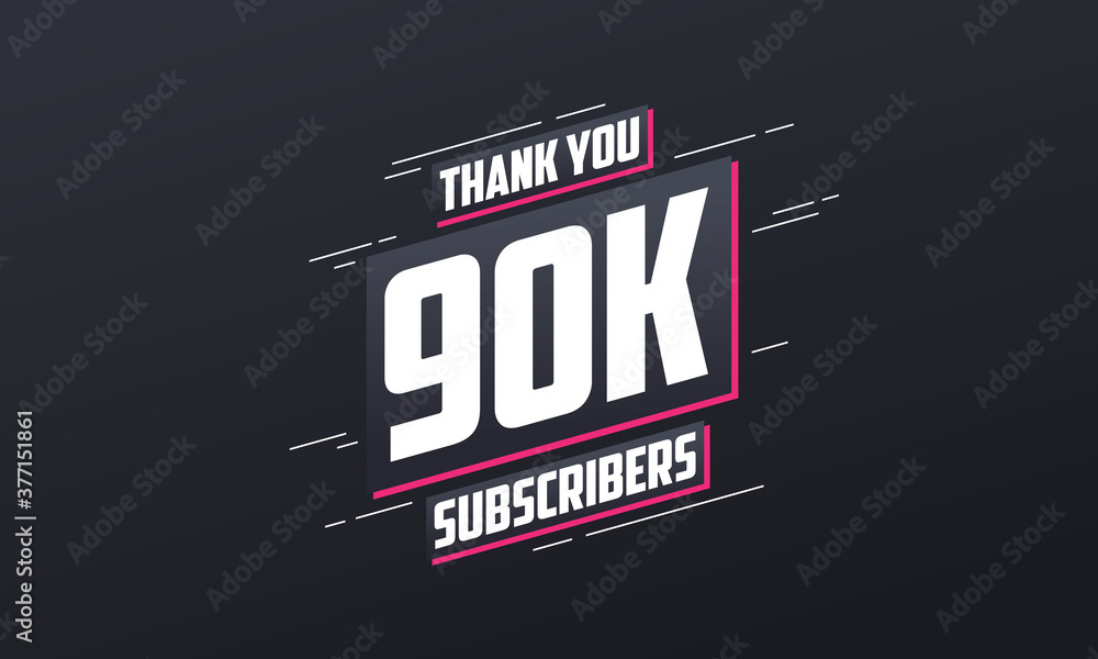 Thank you 90000 subscribers 90k subscribers celebration.