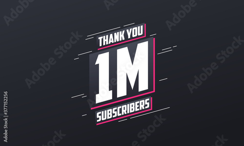 Thank you 1000000 subscribers 1m subscribers celebration.