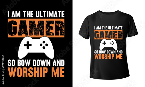 Exclusive Gaming T shirt Design.