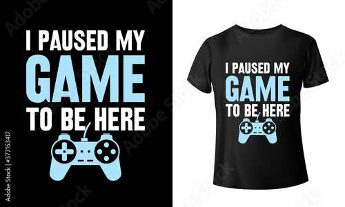 Exclusive Gaming T shirt Design.
