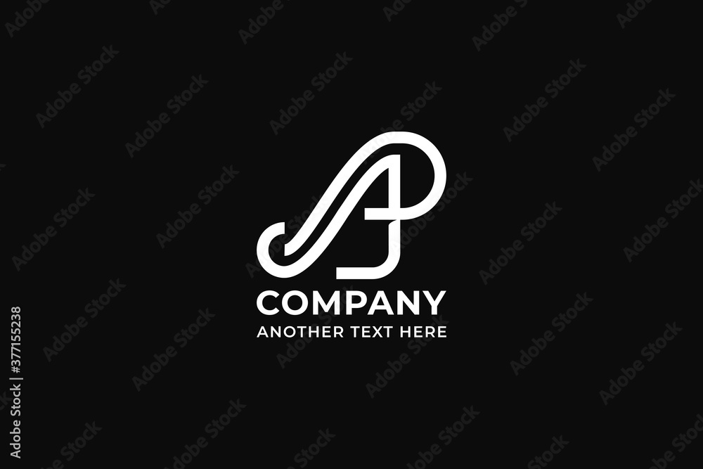 A and P Initials logo design A and P Initials logo design