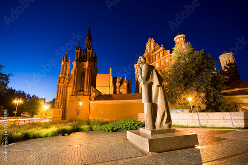 Night view of illuminated M...
