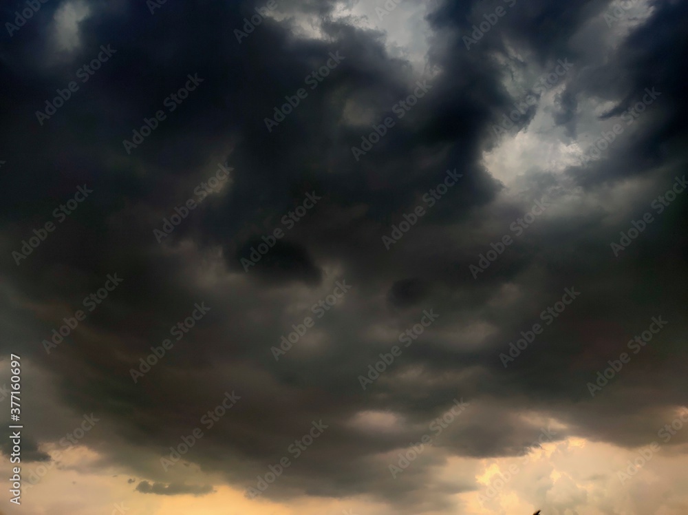 Obraz premium Storm clouds - Dark Cloud
