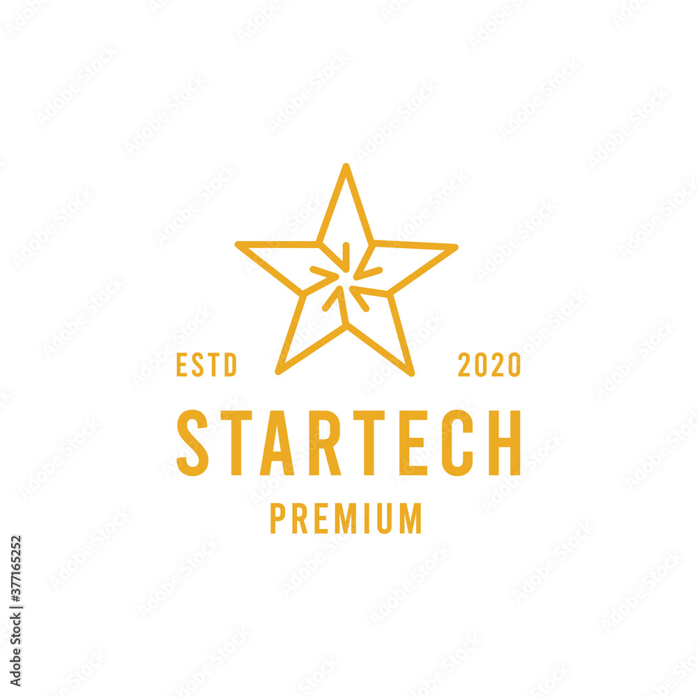 Star Tech Symbol icon vector logo design Star Tech Symbol icon vector logo design