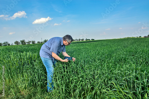 Farmer in the field