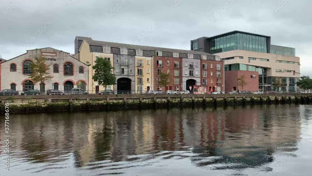 Time Lapse - River Lee in Cork City, Ireland Time Lapse - River Lee in Cork City, Ireland