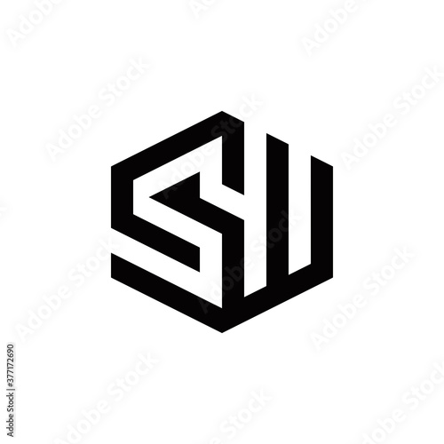s w sw initial logo design vector symbol graphic idea creative